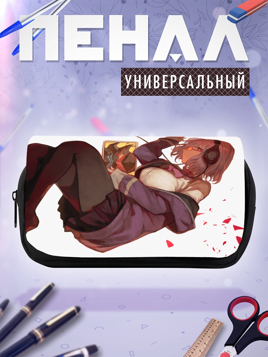 Пенал-косметичка Аканэ Синдзё в наушниках