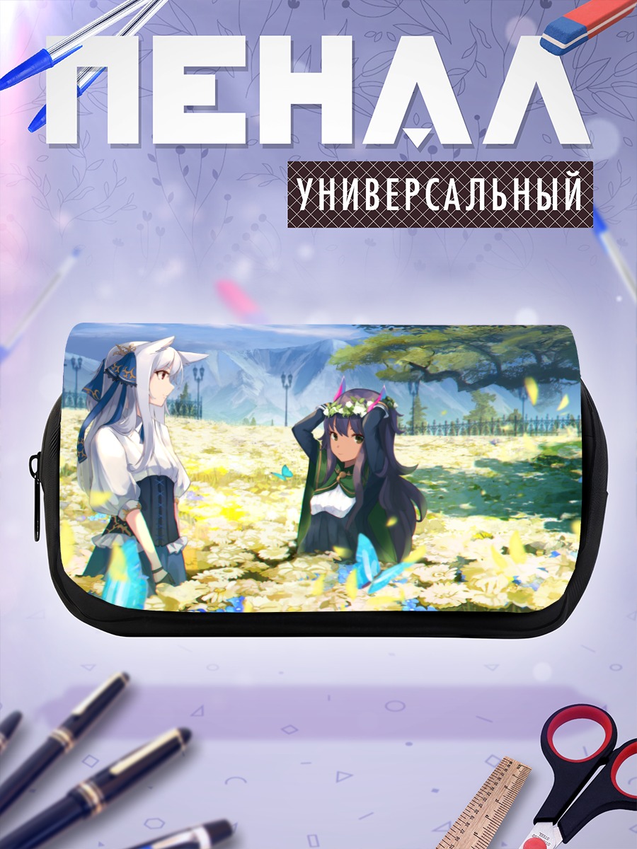 Пенал-косметичка Девушки в цветах