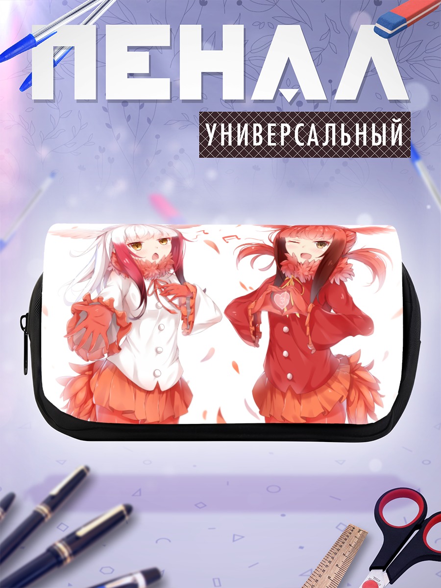 Пенал-косметичка Хохлой и Рыжий Ибисы