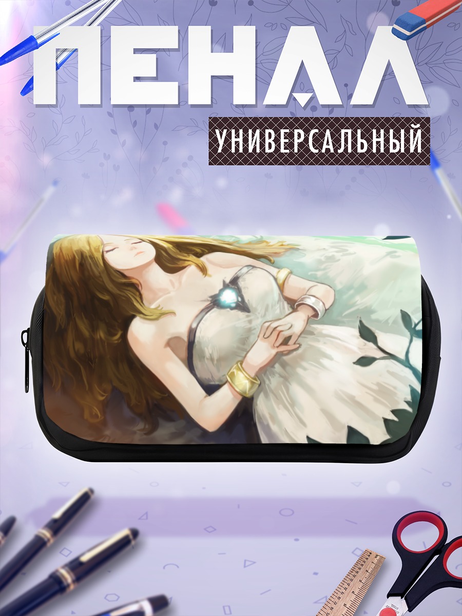 Пенал-косметичка Спящая блондинка в платье