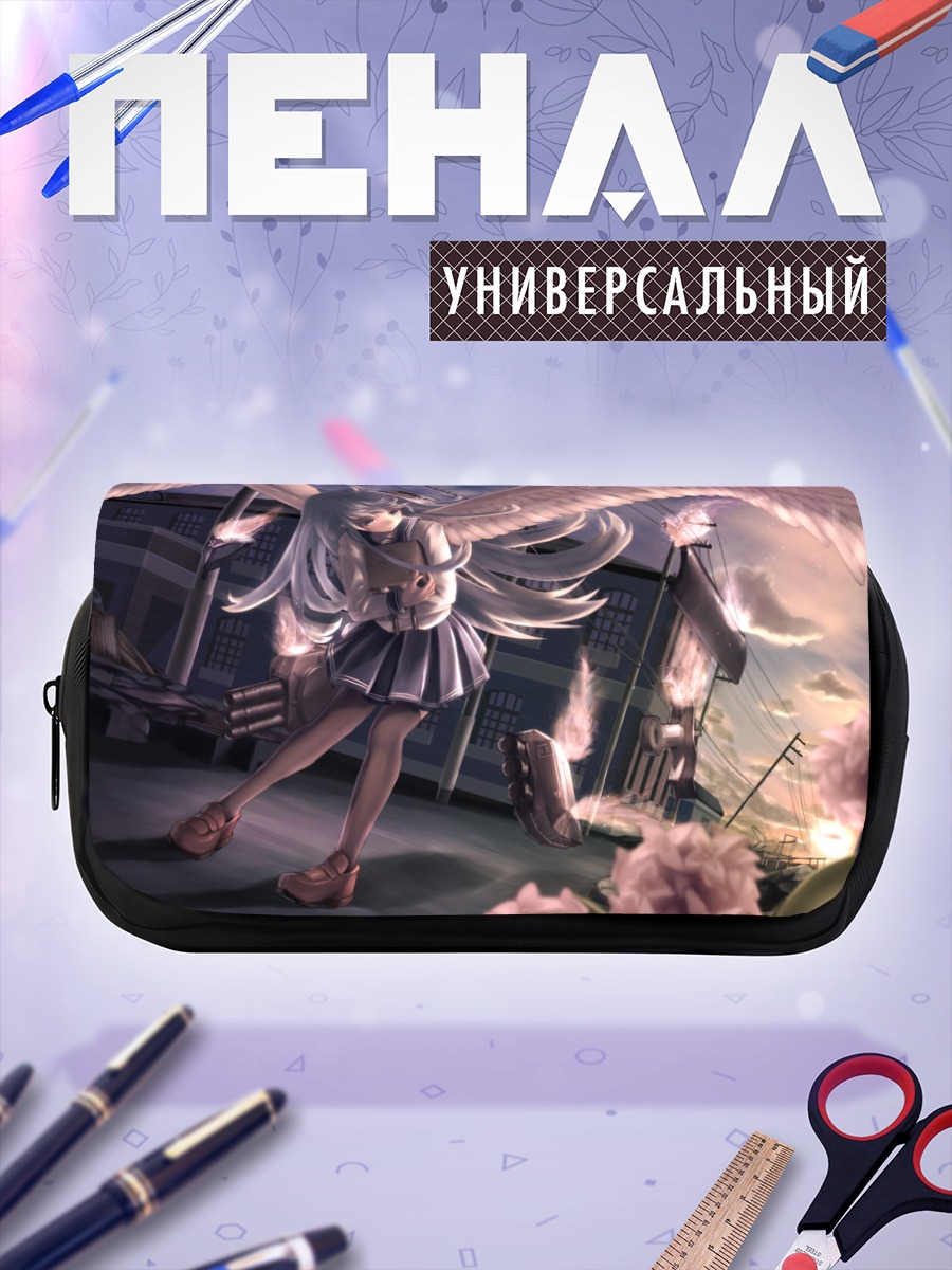 Пенал-косметичка Хибики среди руин
