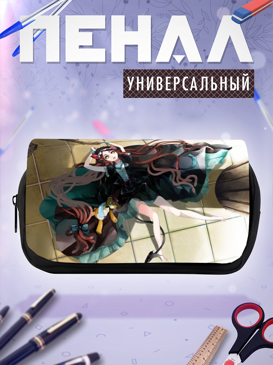 Пенал-косметичка Девушка со змеей