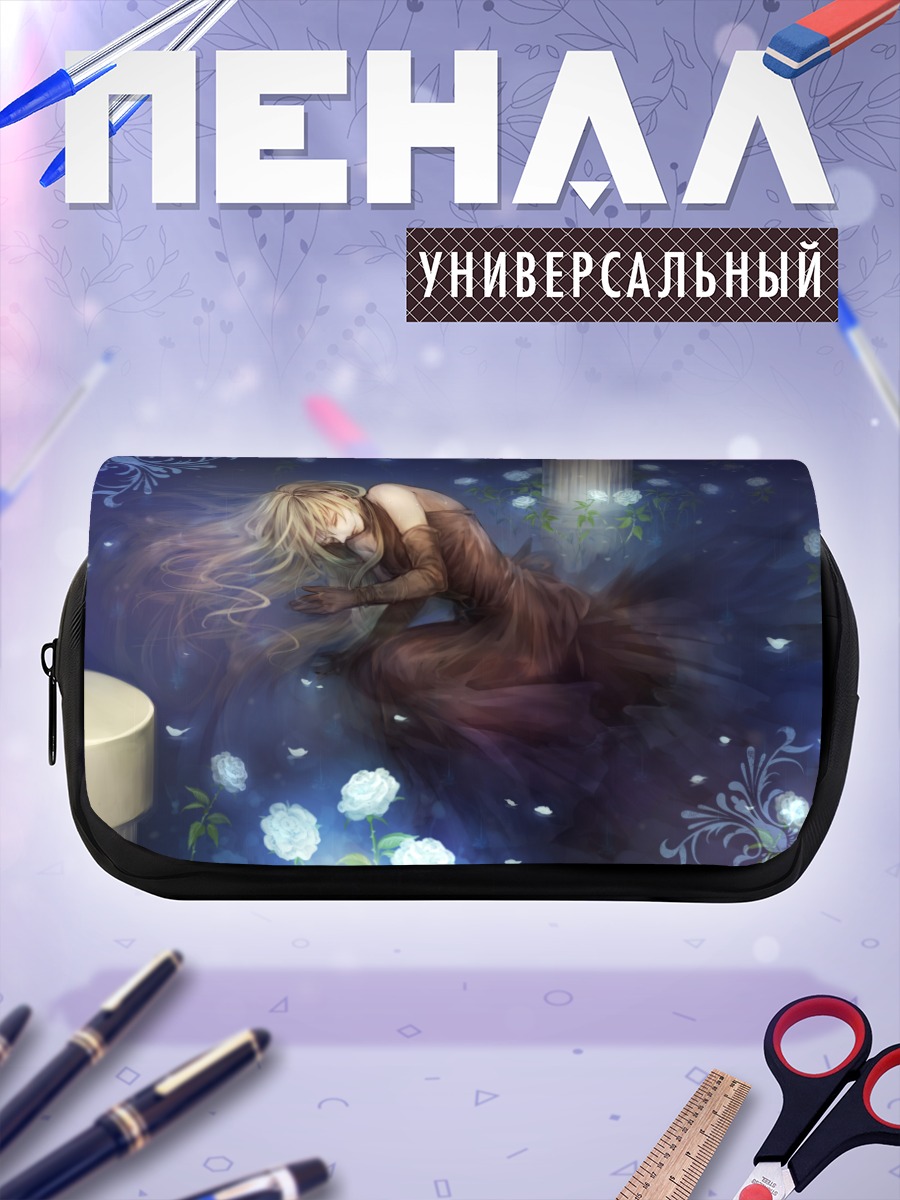 Пенал-косметичка Спящая в цветах