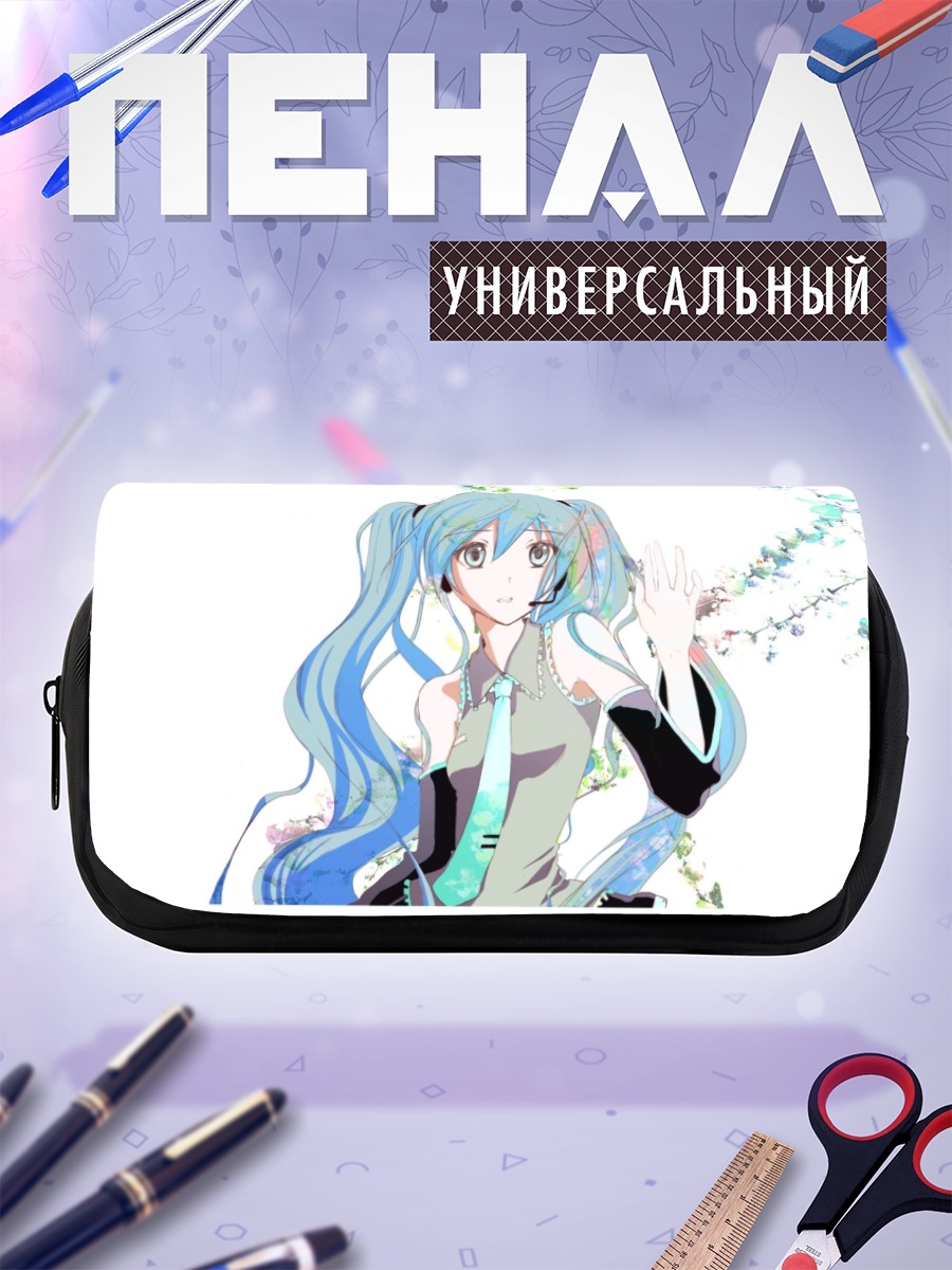 Пенал-косметичка Мику Хацунэ в сакуре