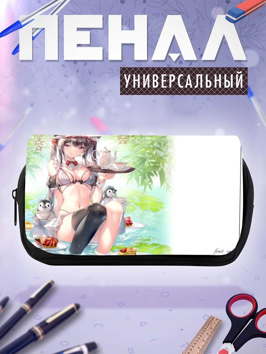 Пенал-косметичка Кошкодевочка с тортом