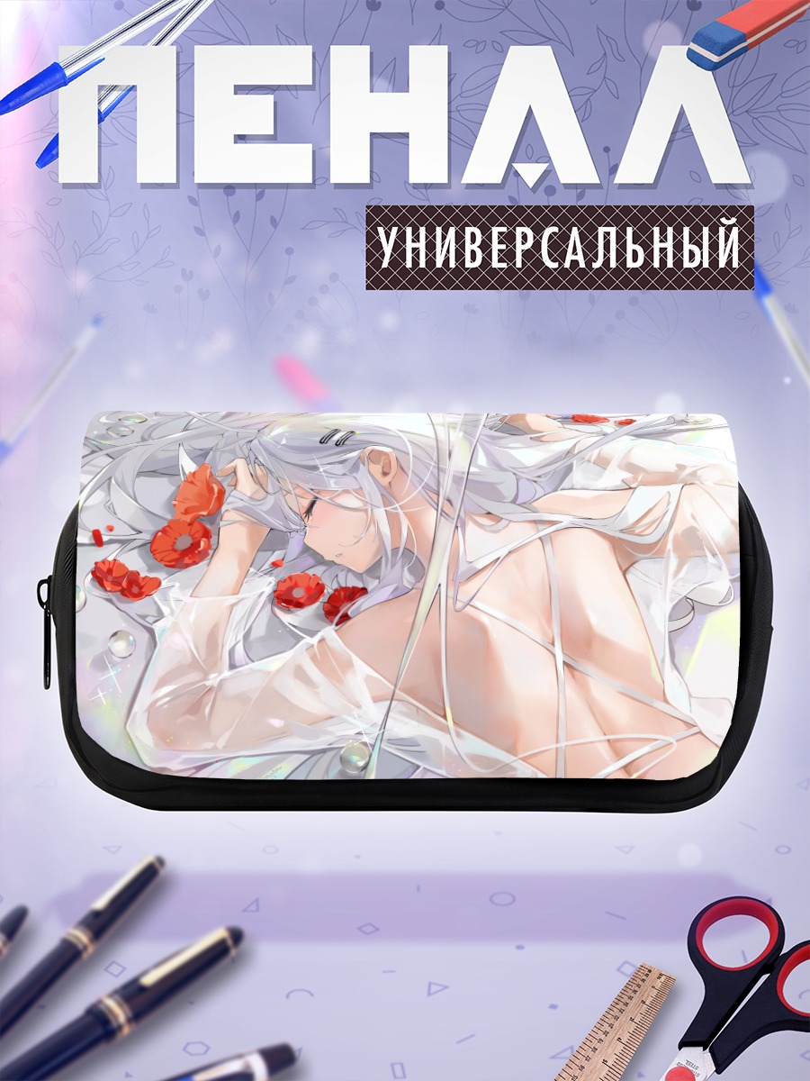 Пенал-косметичка Слезы в цветах
