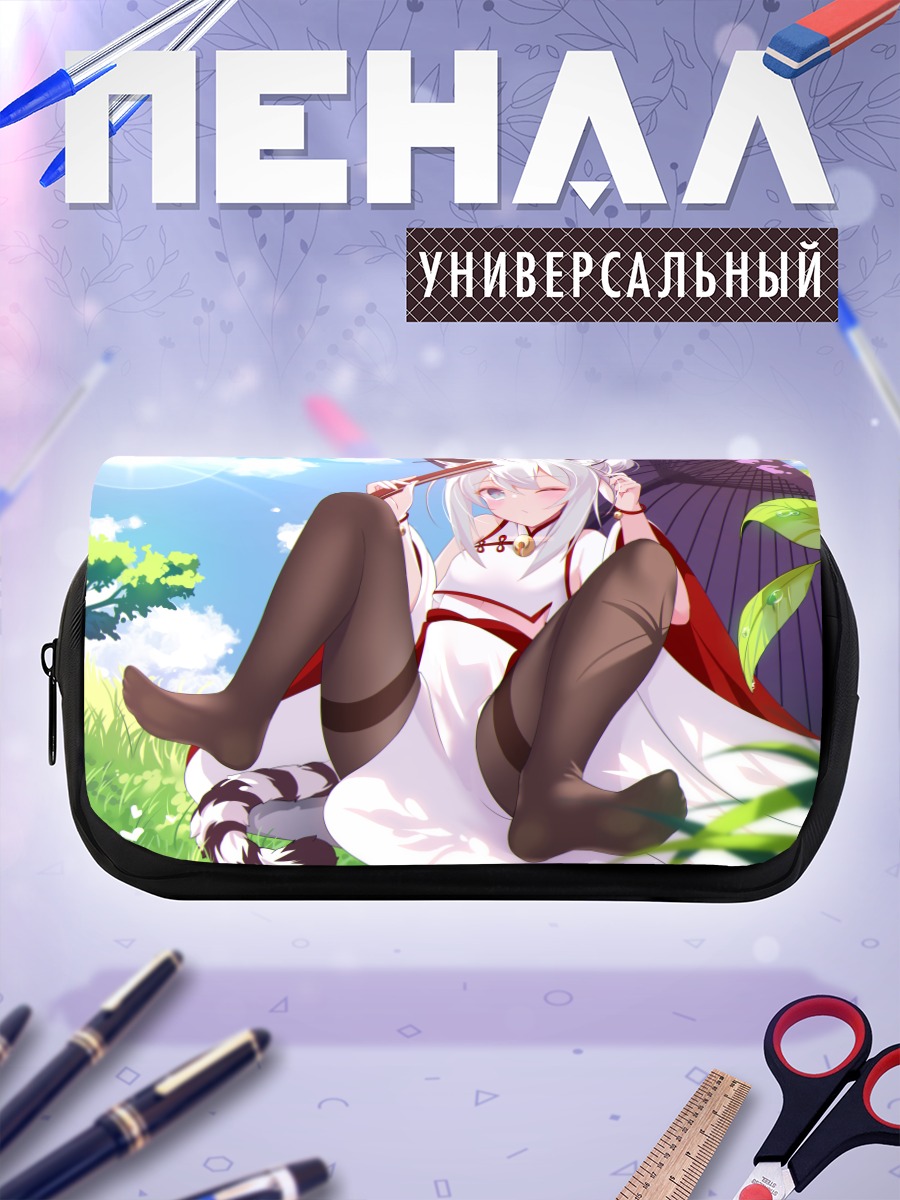 Пенал-косметичка Кошкодевочка в китайском платье