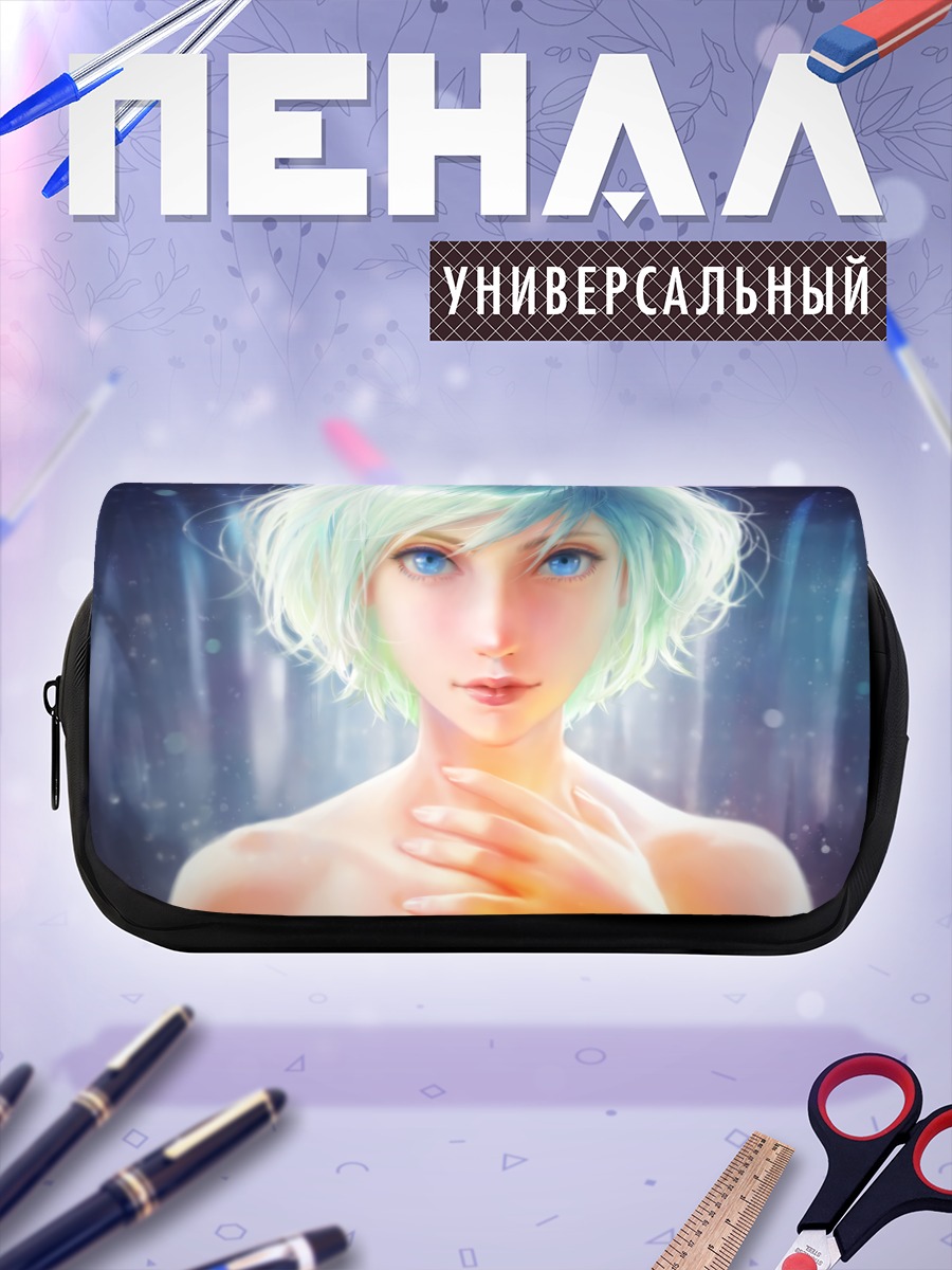 Пенал-косметичка Девушка в лесу