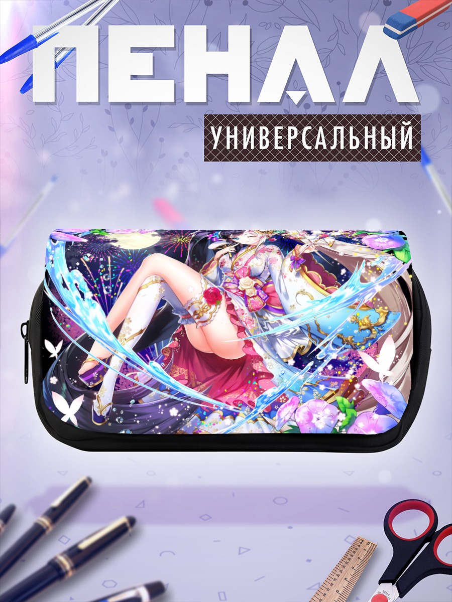 Пенал-косметичка Японский праздник и луна