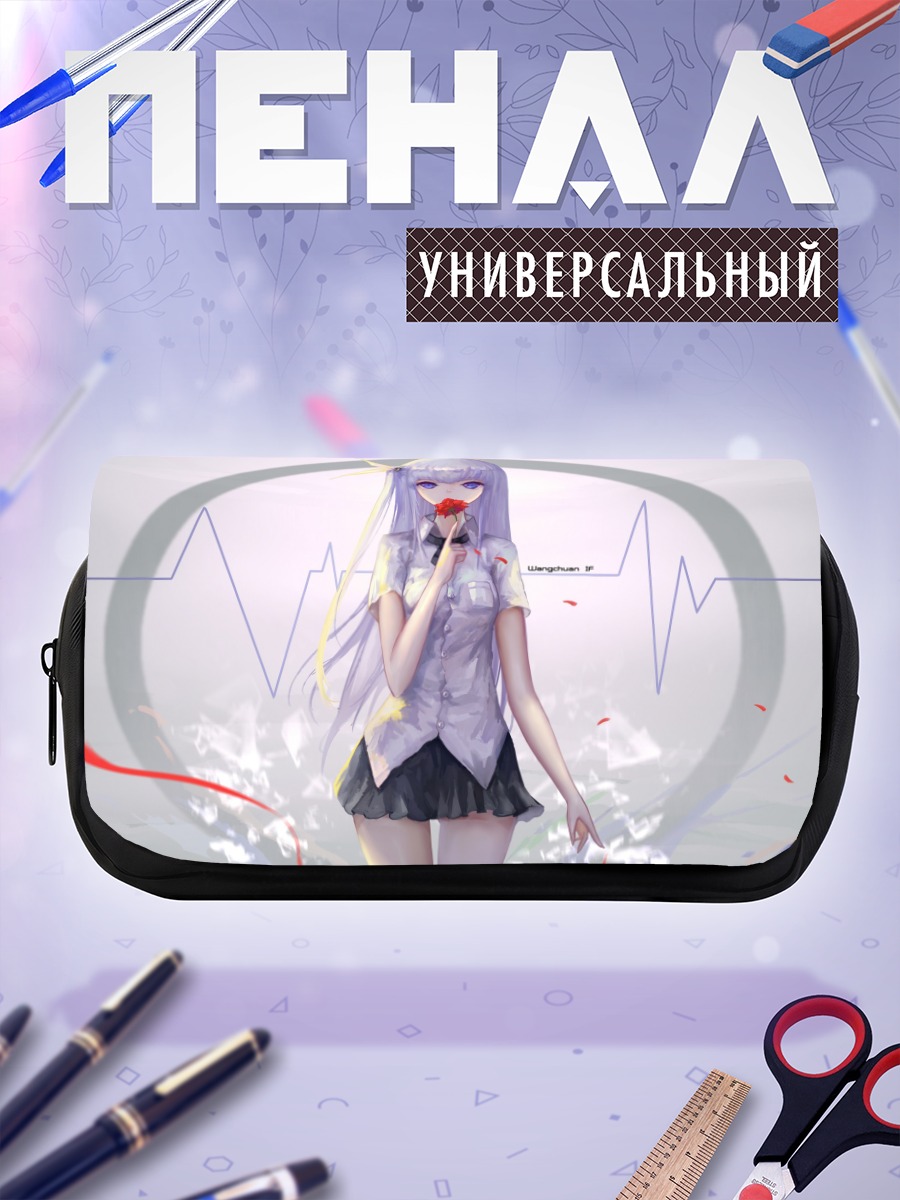 Пенал-косметичка Девушка в школьной форме