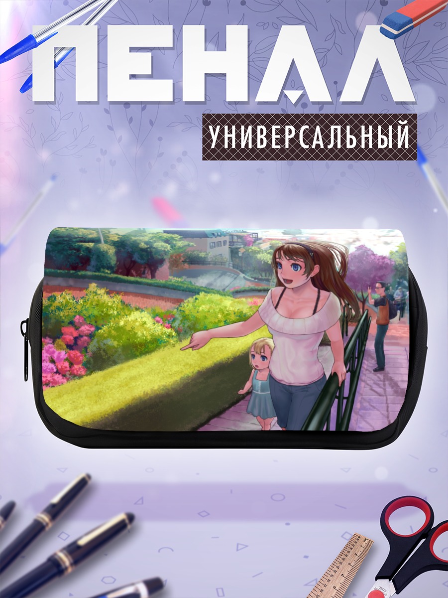 Пенал-косметичка Прогулка в саду