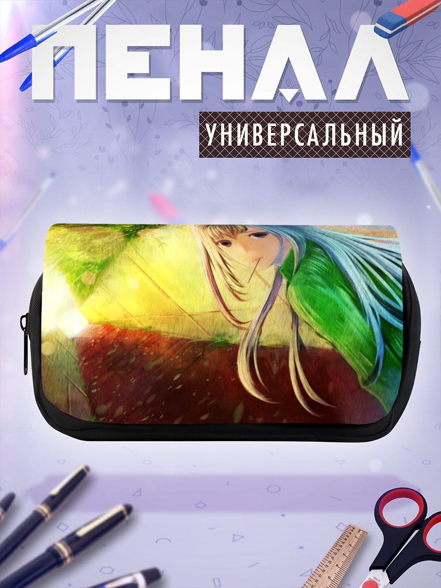 Пенал-косметичка Мику Хацунэ в лесу