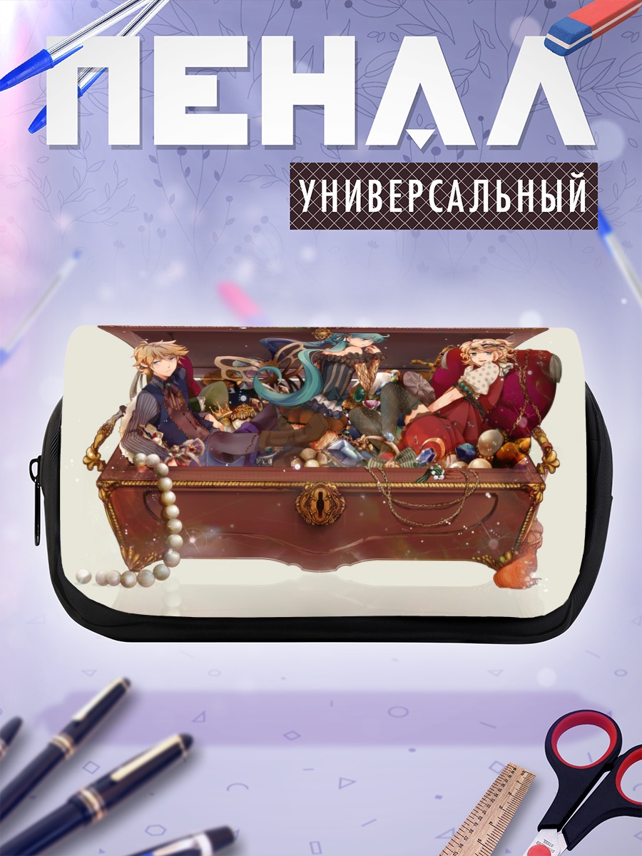 Пенал-косметичка Мику Хацунэ в сундуке