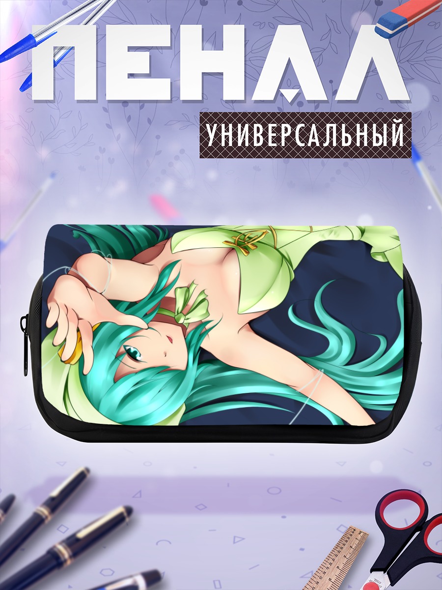 Пенал-косметичка Мику Хацунэ в шляпе