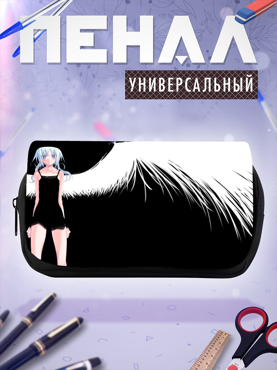 Пенал-косметичка Девушка с крылом