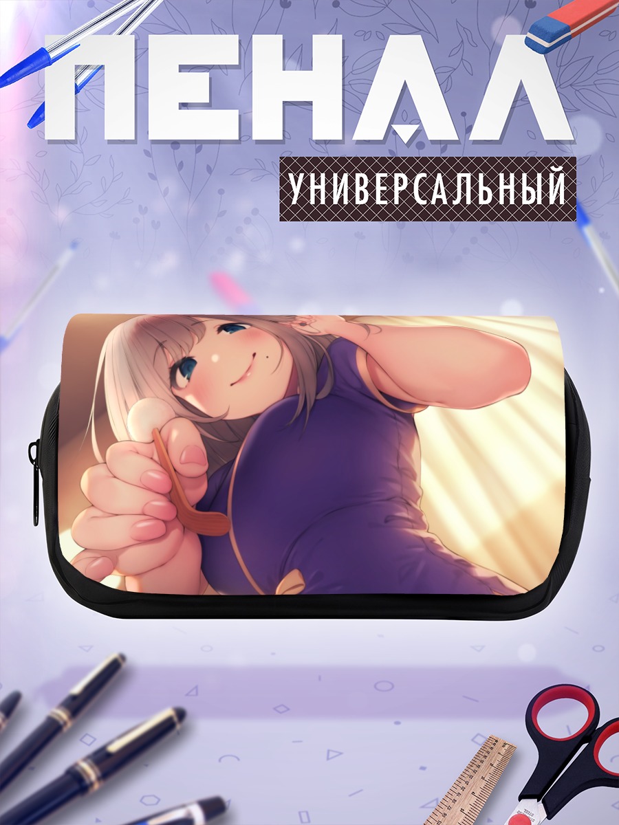 Пенал-косметичка Девушка в платье