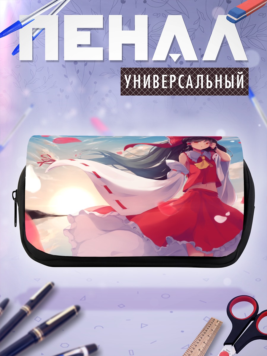 Пенал-косметичка Рейму Хакурэй в лепестках