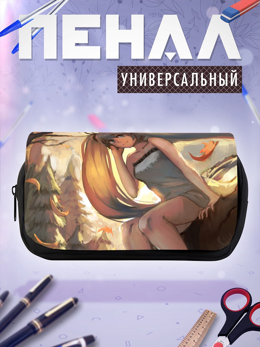 Пенал-косметичка Мику Хацунэ в лесу
