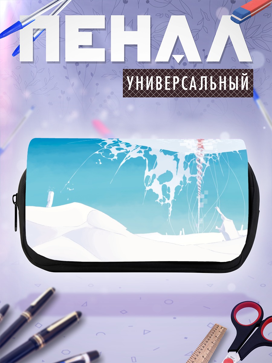 Пенал-косметичка Мику Хацунэ в снегах