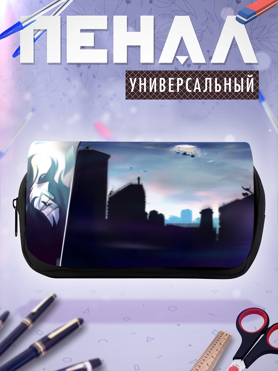 Пенал-косметичка Мику Хацунэ в небе