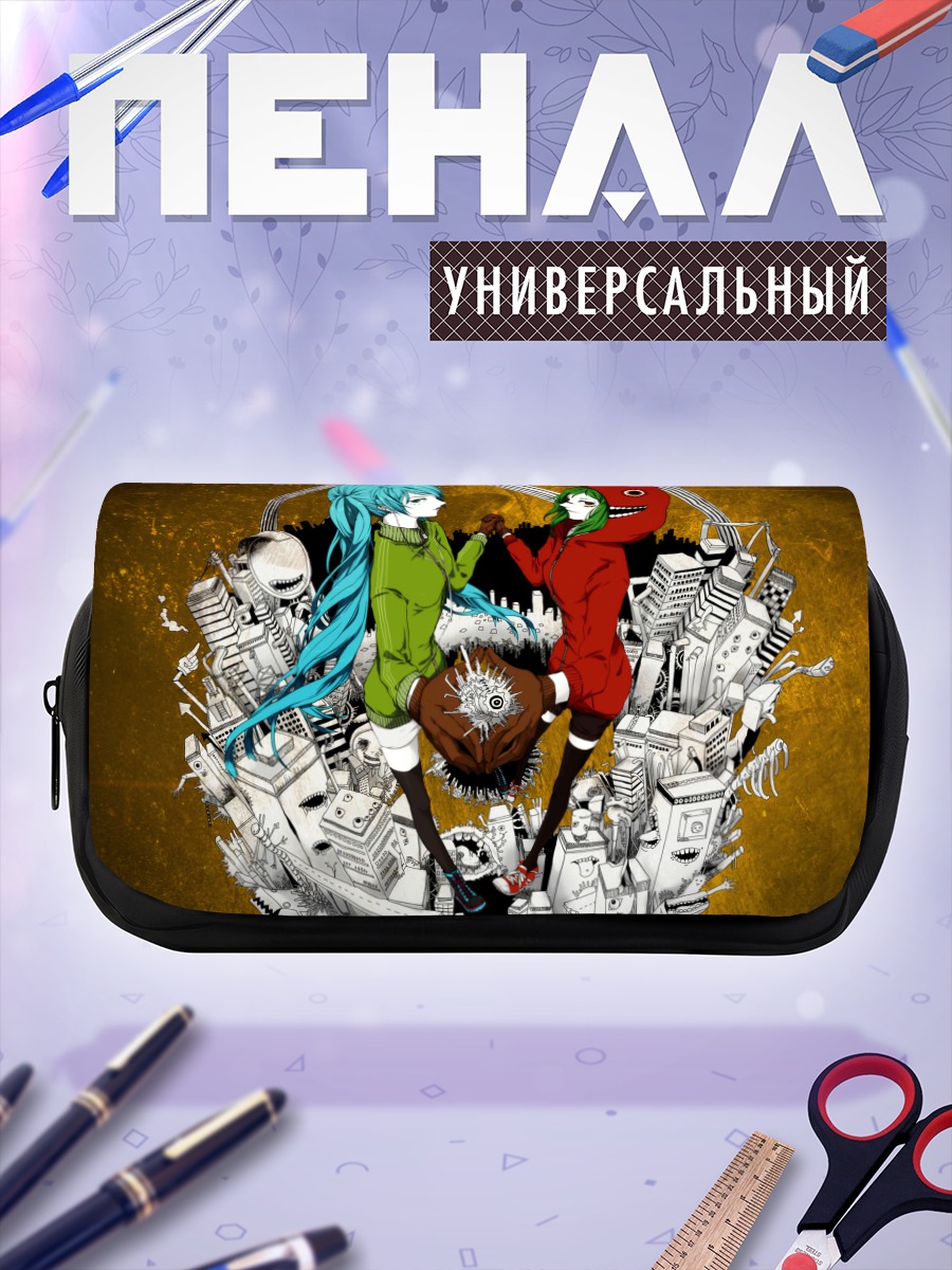 Пенал-косметичка Мику Хацунэ и Гуми