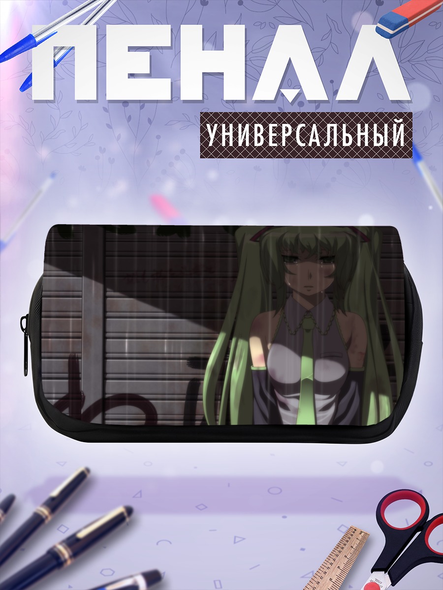Пенал-косметичка Мику Хацунэ в тени