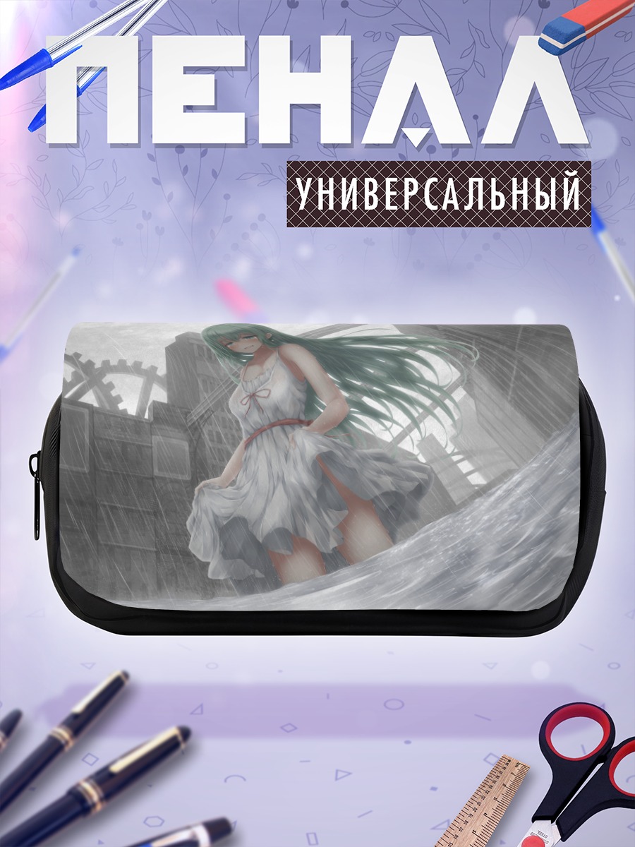 Пенал-косметичка Мику Хацунэ в руинах