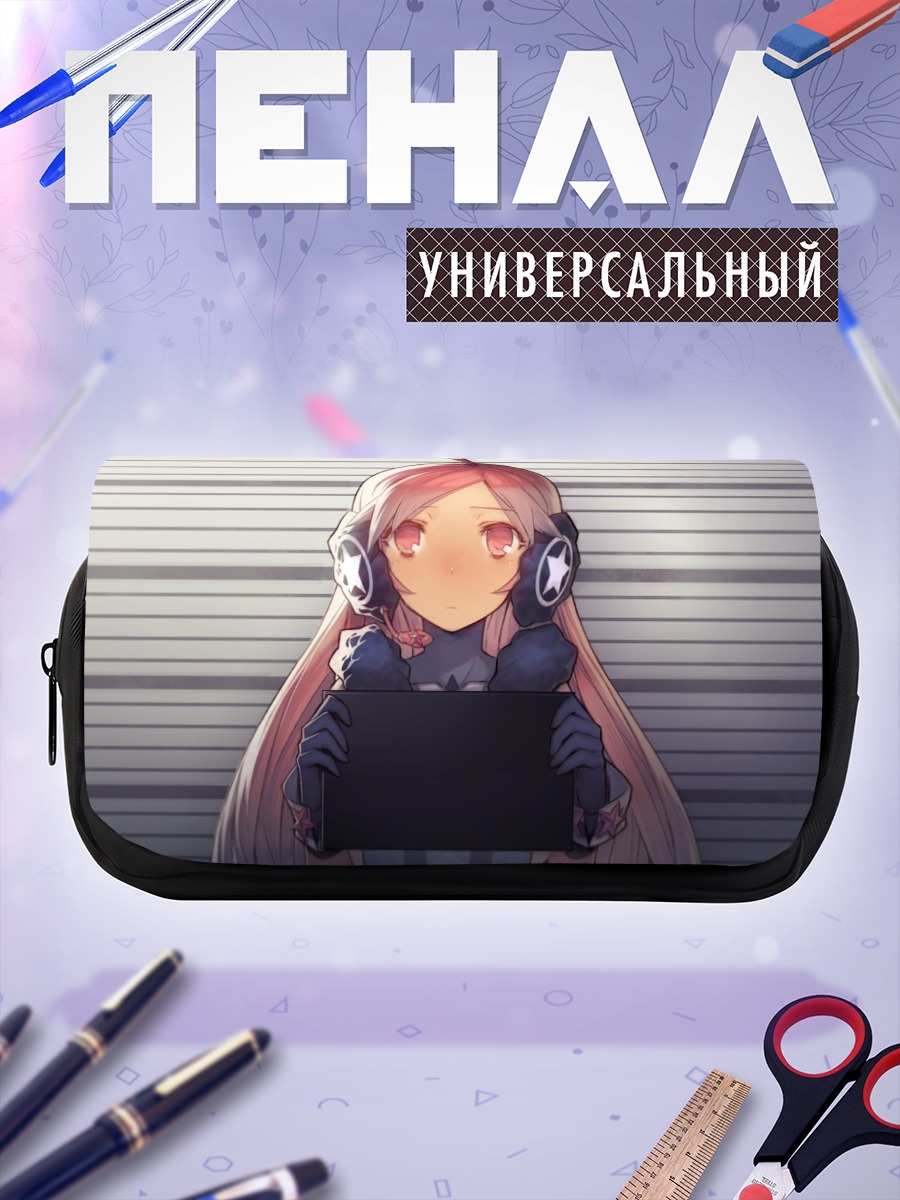 Пенал-косметичка Мику в наушниках