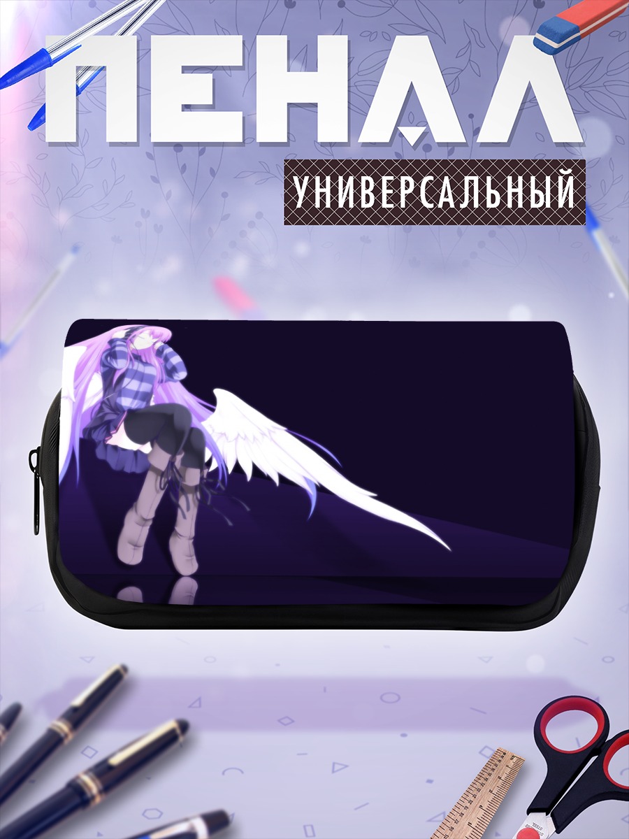 Пенал-косметичка Ангел в наушниках