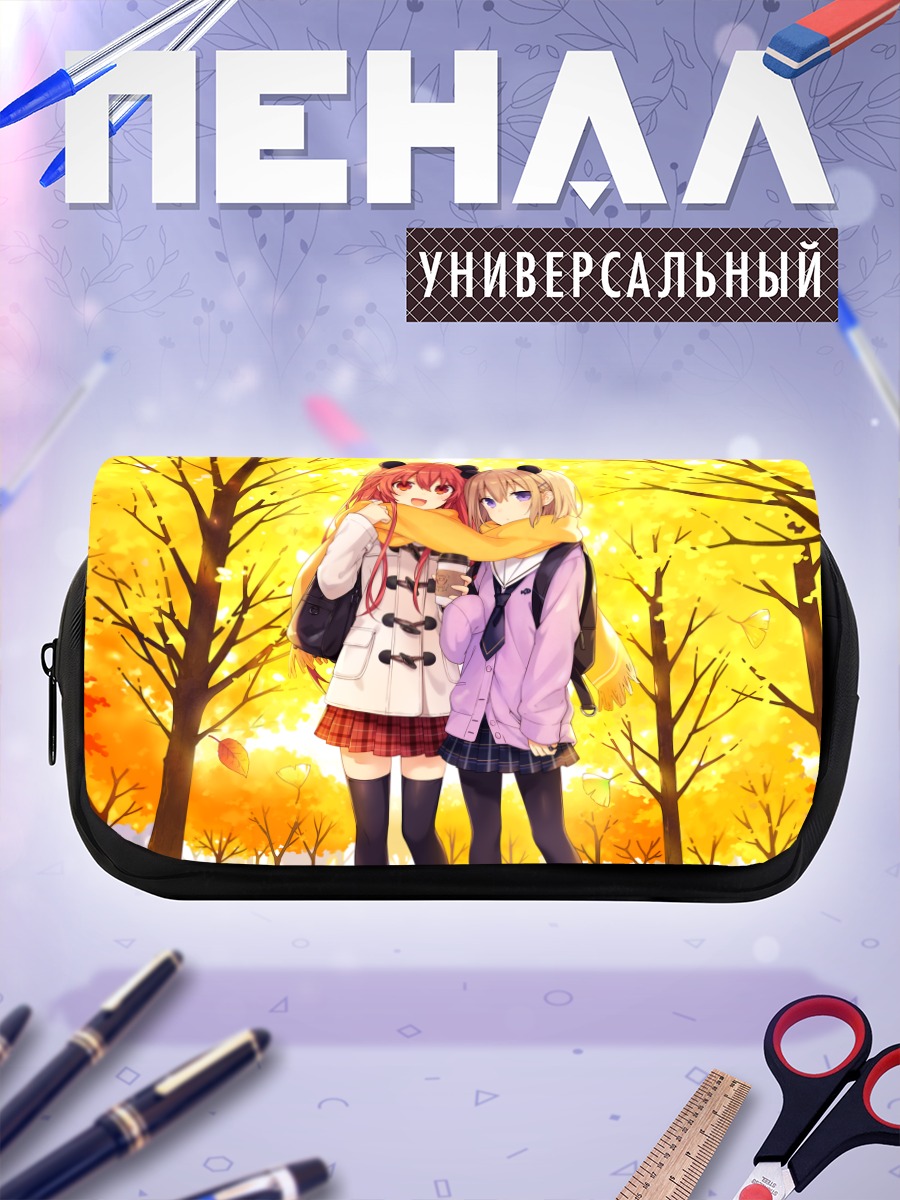 Пенал-косметичка Шейкеко в осеннем лесу