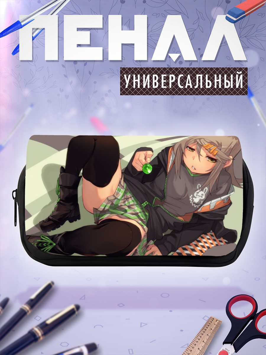 Пенал-косметичка Тайга Усами в черном