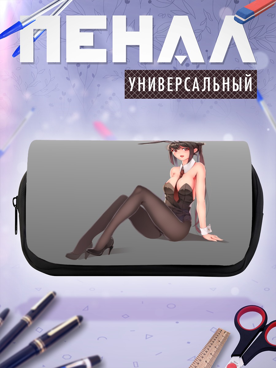 Пенал-косметичка Девушка-зайка в колготках