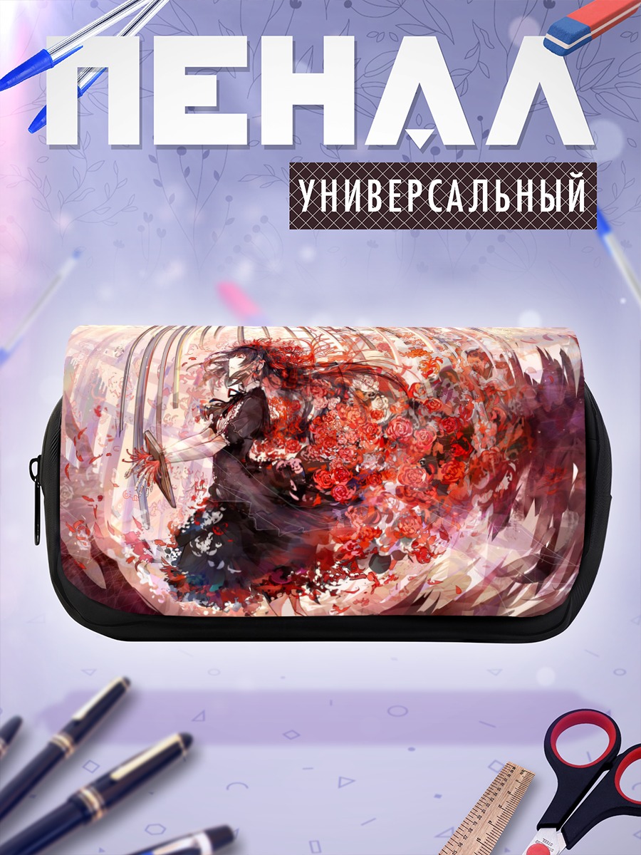 Пенал-косметичка Хомура Акэми в цветах