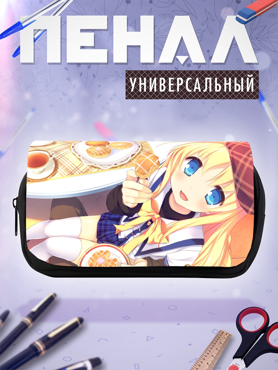 Пенал-косметичка Анзу Такакура с десертом