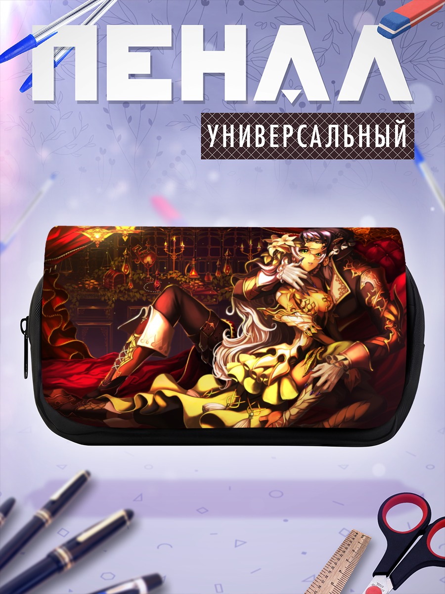 Пенал-косметичка Эльфийка в цветах