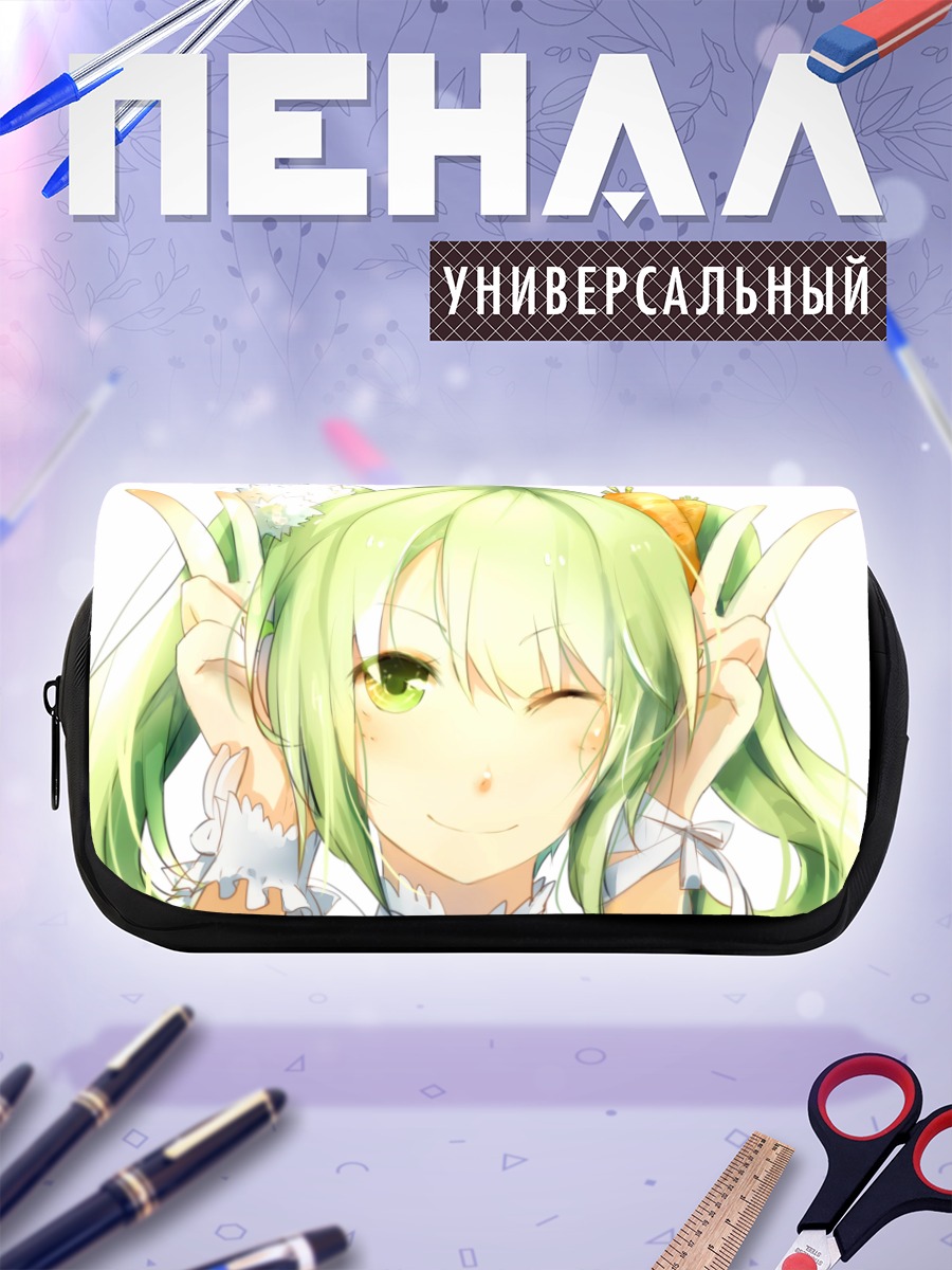 Пенал-косметичка Мику Хацунэ подмигивает