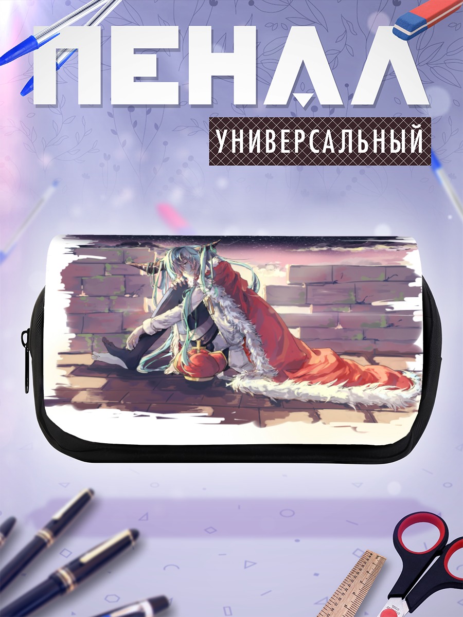 Пенал-косметичка Мику Хацунэ в плаще
