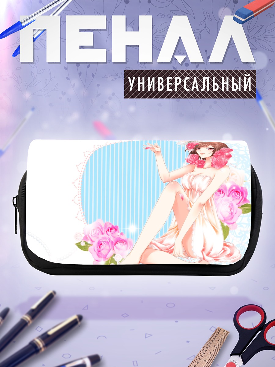 Пенал-косметичка Мейко в розах