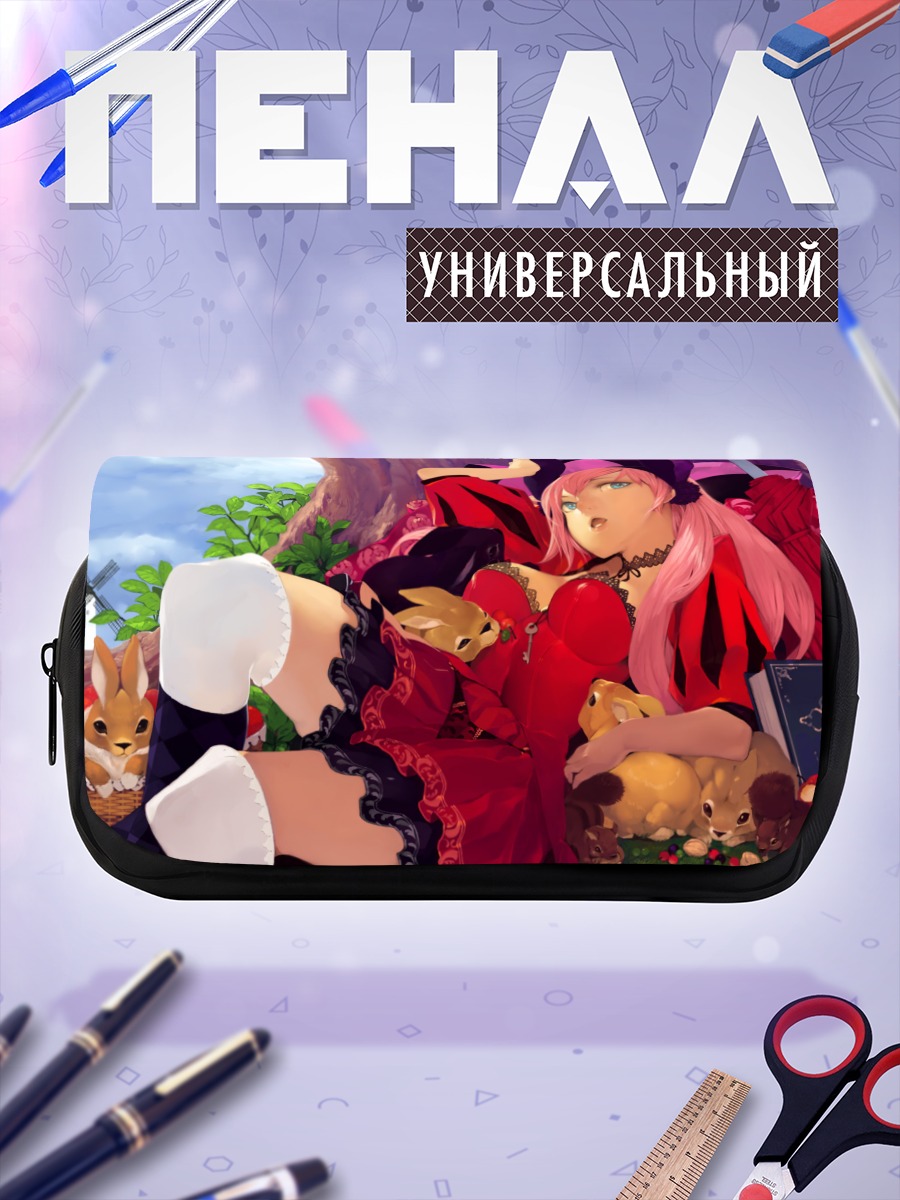 Пенал-косметичка Мегурин Лука в красном