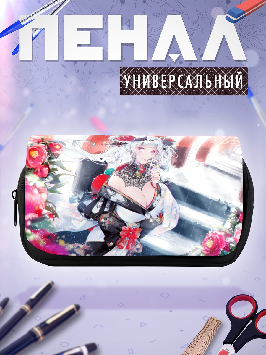 Пенал-косметичка Девушка в кимоно