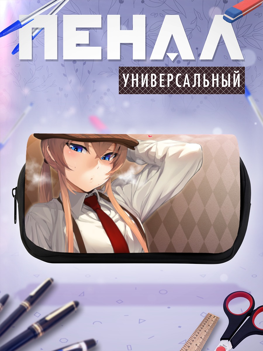 Пенал-косметичка Блондинка в кепке