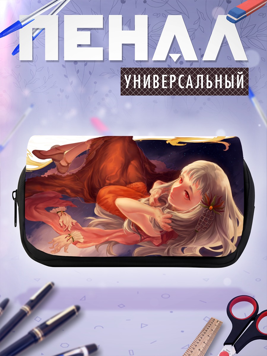 Пенал-косметичка Девушка в красном