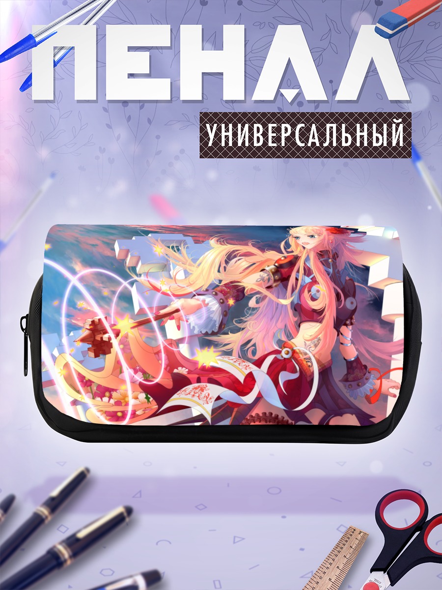 Пенал-косметичка Блондинка в цветах
