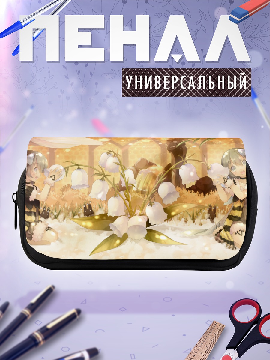Пенал-косметичка Зайка в цветах