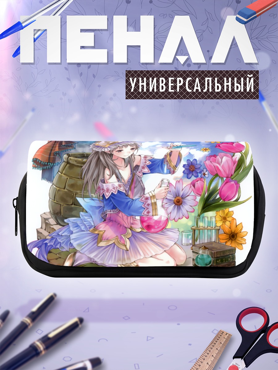 Пенал-косметичка Тотория Хельмольд в цветах