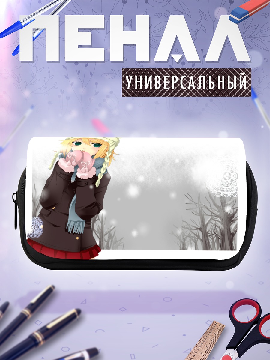 Пенал-косметичка Рин Кагамин в зиме