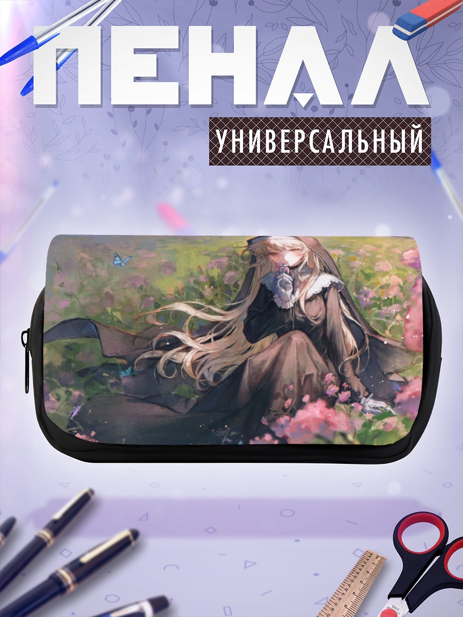 Пенал-косметичка Сестра Клеэр в цветах