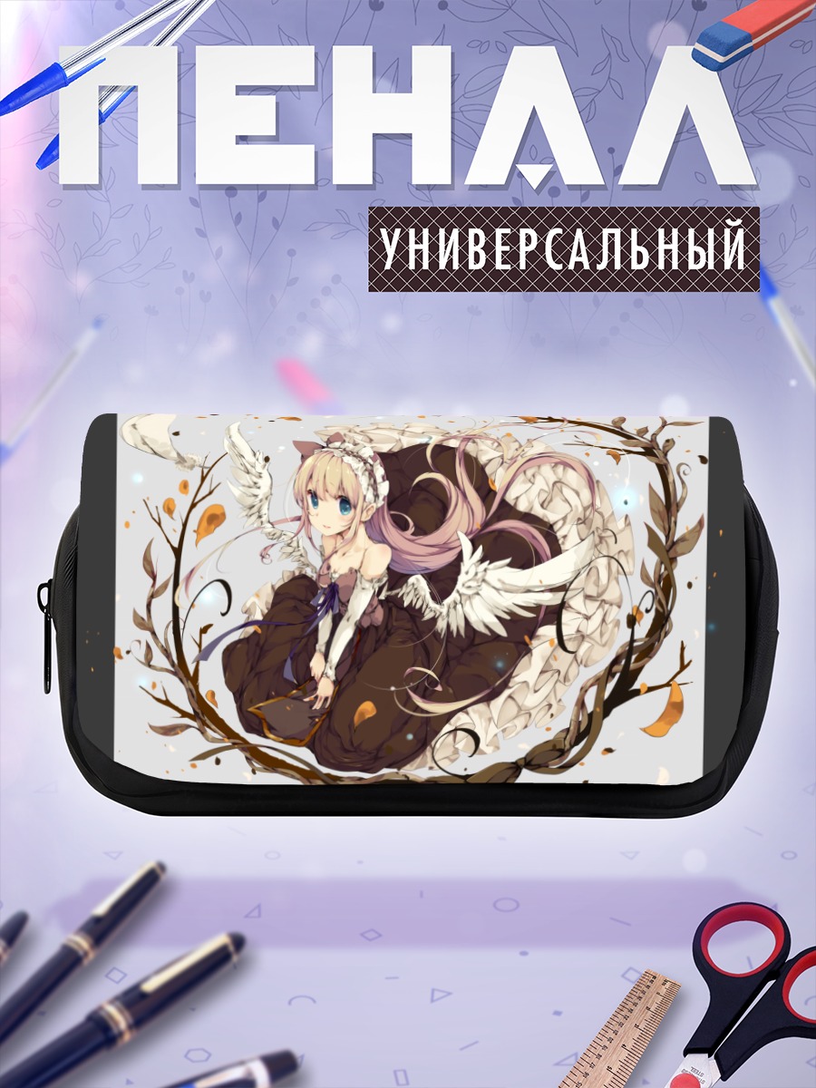 Пенал-косметичка Ангел в лепестках