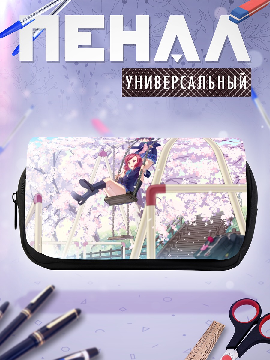Пенал-косметичка Маки Нишикино в сакуре