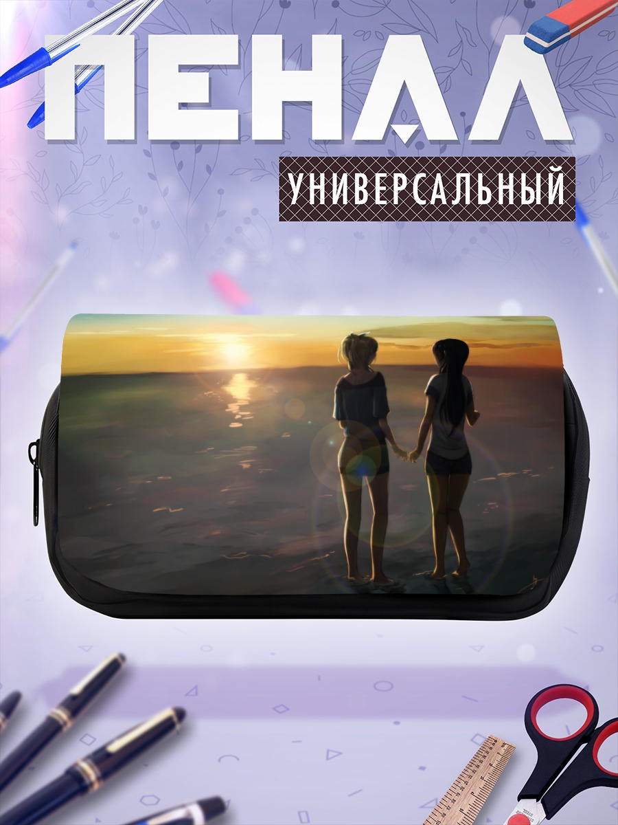 Пенал-косметичка Эри и Уми на пляже